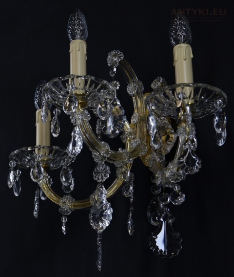 duży maria teresa kinkiet vintage