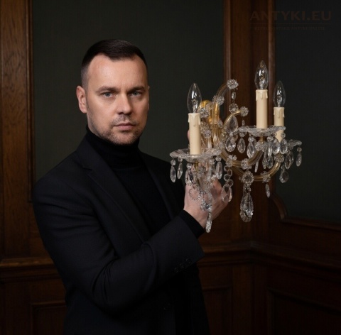 duży kinkiet w stylu maria teresa