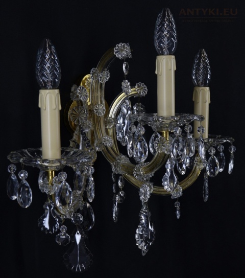 duża maria teresa lampa ścienna