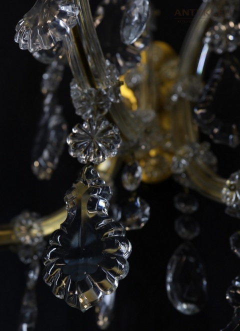 kinkiet kryształowy vintage maria teresa