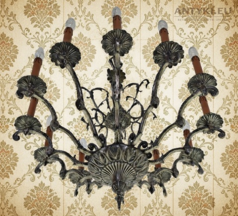 barokowe żyrandole antyczne xl