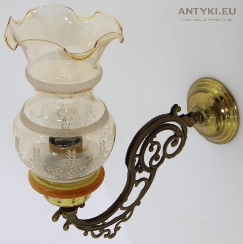 stare kinkiety majolika