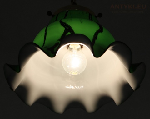 wisząca lampa retro weneckie szkło