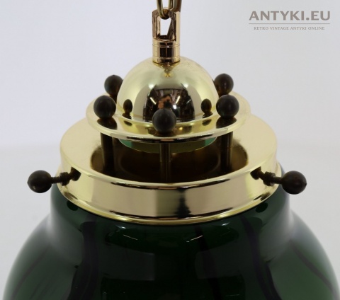 miętowy klosz vintage bez uszkodzeń