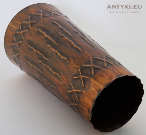 miedziany parasolnik retro