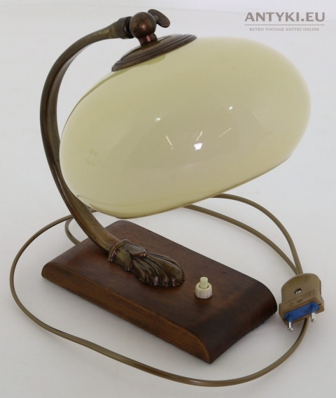 stołowa regulowana lampa art deco