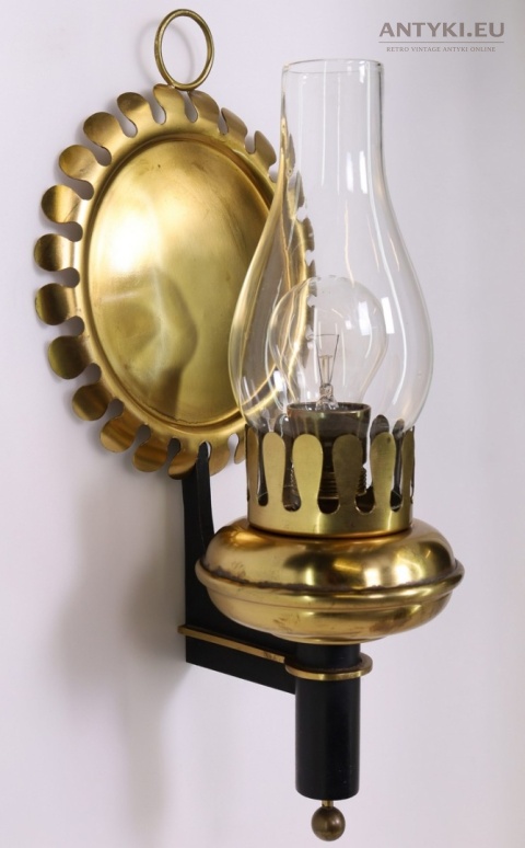 stara lampa ścienna vintage