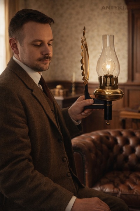 retro kinkiet z połowy xx wieku