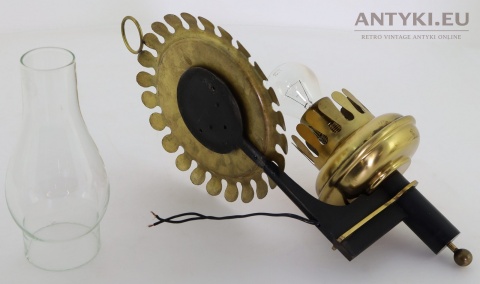 antyczny kinkiet elektryczny