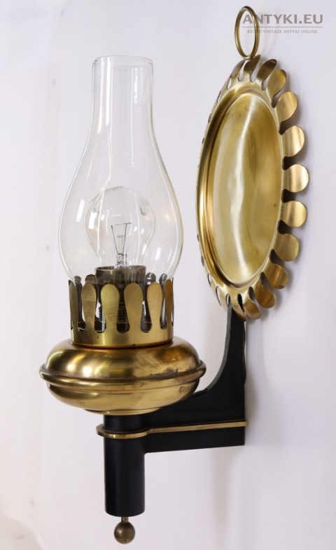 mosiężne oświetlenie vintage