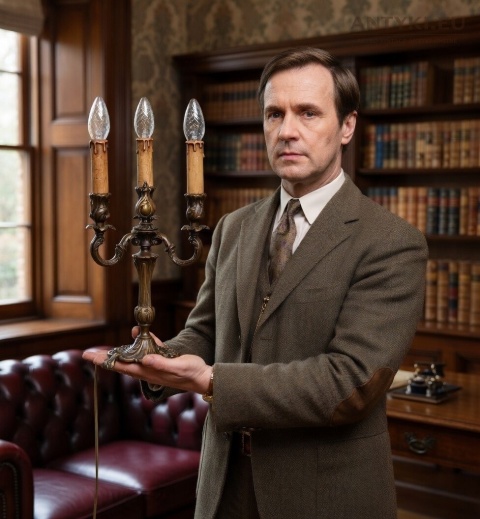 rokokowa lampa stołowa vintage