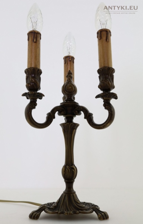 barokowa antyczna lampa dekoracyjna