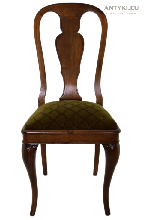antyczne krzesło tapicerowane