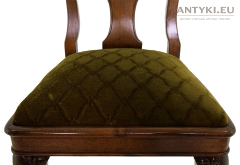 zielone krzesło vintage