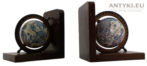 antyczne podpórki do książek komplet