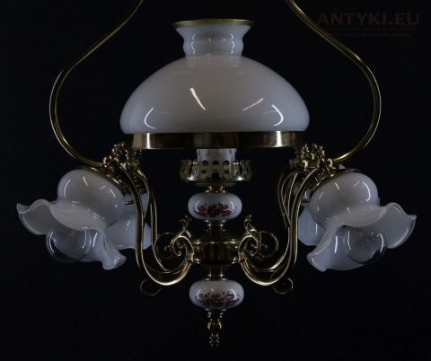 sufitowa lampa retro cottagecore