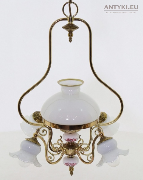 antyczna lampa z epoki rustyk