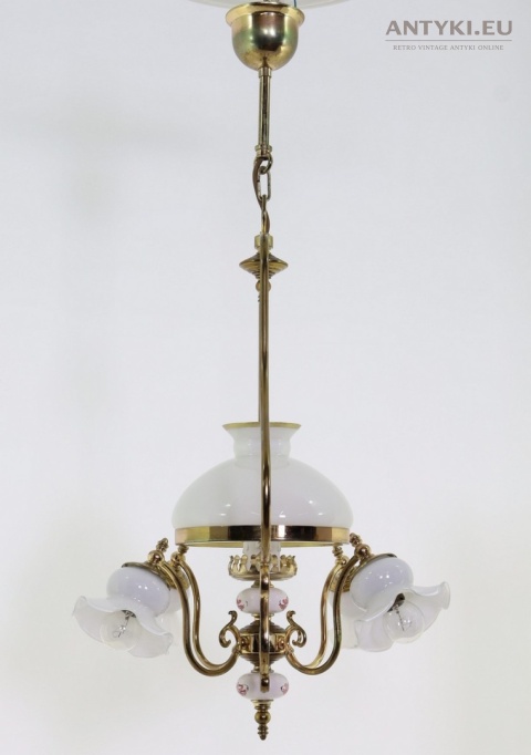 antyczna lampa cottagecore vintage