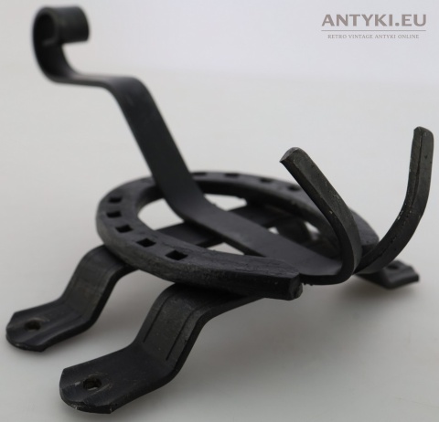 podkowa metalowy wieszak rustykalny lata 70