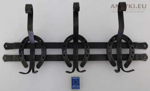 konie wieszaki metalowe