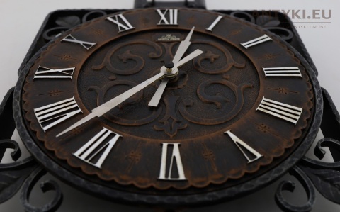 zegar meister anker retro vintage z miedzianą tarczą