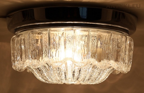 plafon srebrny retro