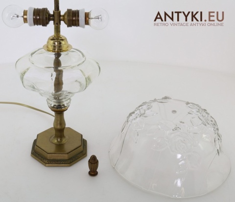 retro lampa stołowa do holu oświetlenie z duszą