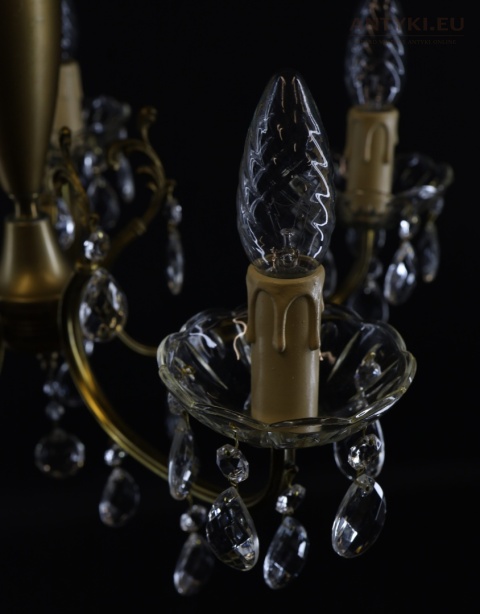 antyczne oświetlenie francuskie