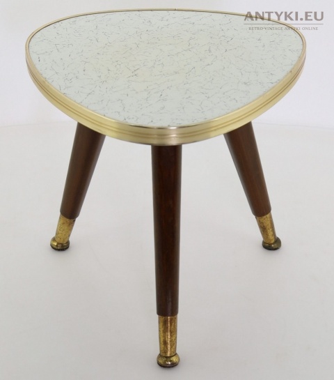 mid century kwietnik na trójnogu