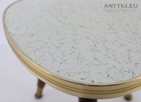 mid century kwietnik trójkątny