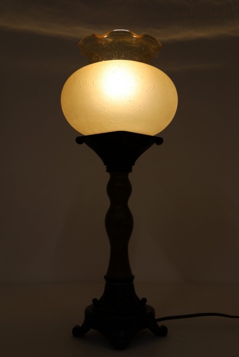 stołowa lampka retro z lat 70