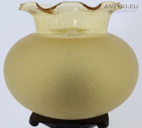 lampa vintage szkło bąbelkowe