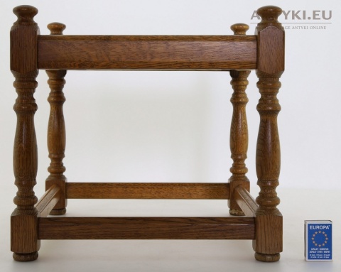 kwietnik retro drewniany