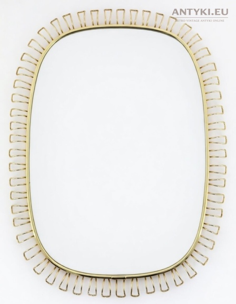 vintage lustro ścienne mid century modern