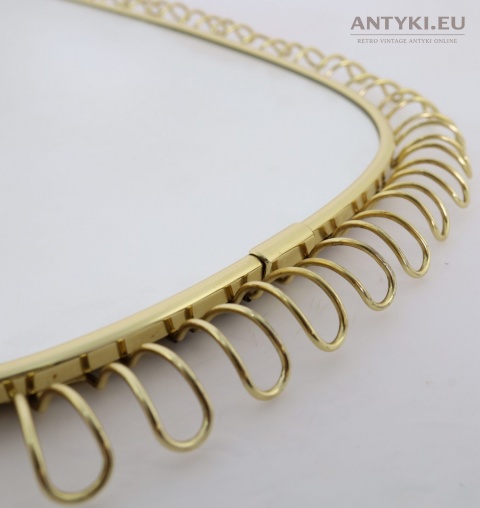 mid century modern retro lustro ścienne