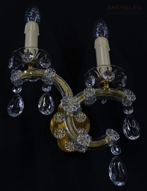 kinkiet maria teresa kryształowy