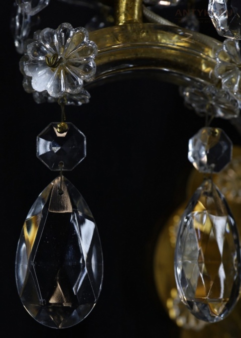 maria teresa kryształowe oświetlenie