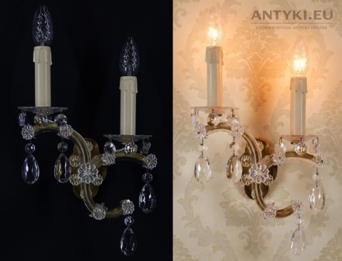 kinkiety maria teresa antyczne lampy