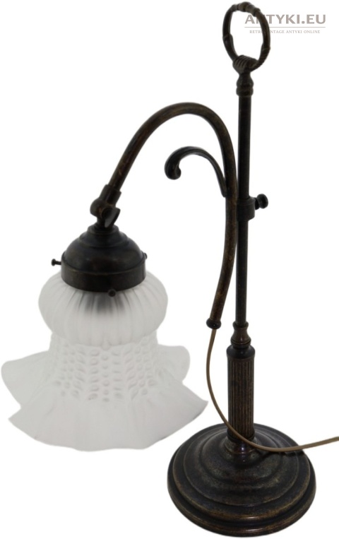 antyczna lampka biurkowa retro