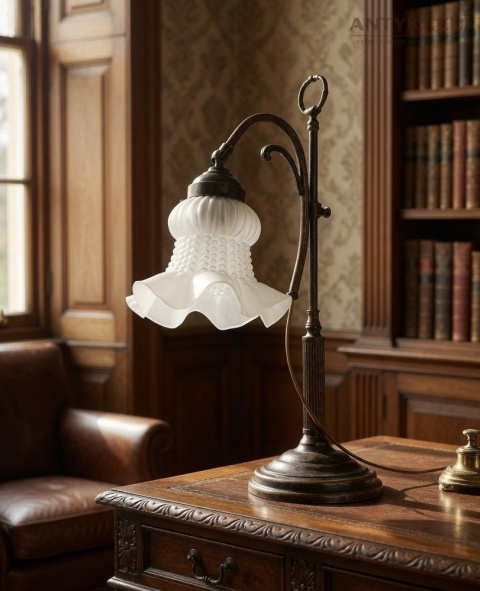 lampa vintage do biura i gabinetu