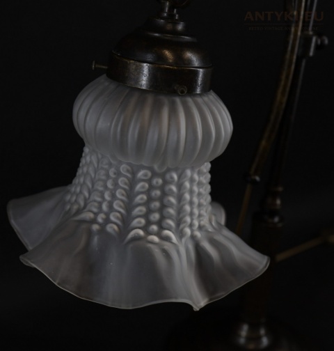 antyczna lampa do czytania retro