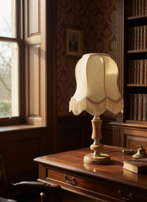 lampka nocna vintage onyks