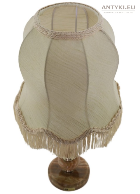 onyx lampka stołowa styl retro