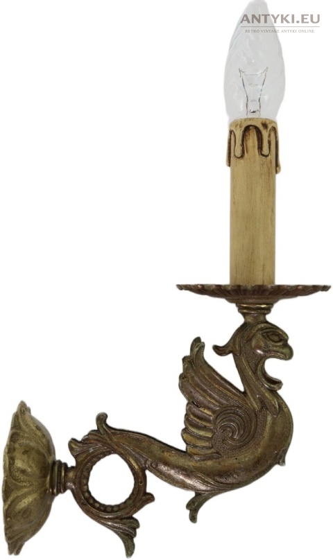 lampy ścienne antyczne gryfy