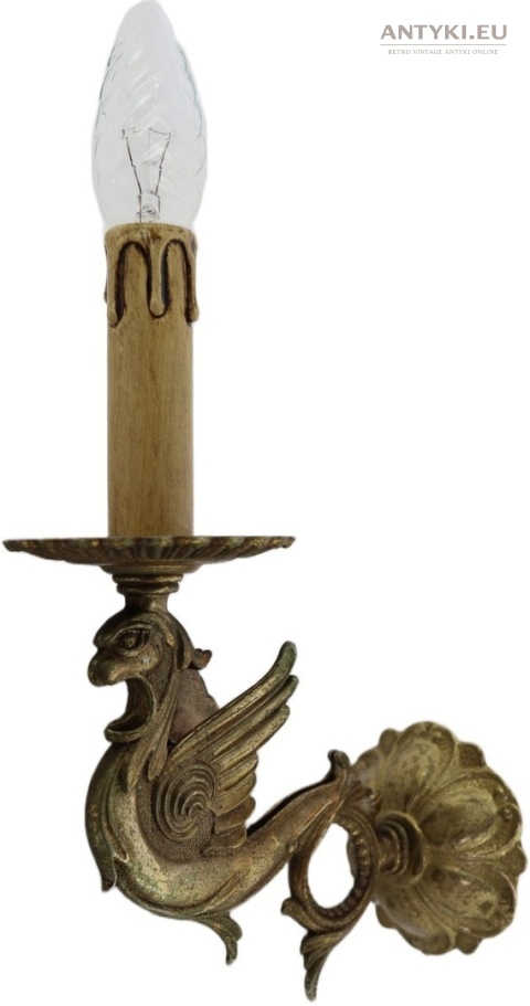 lampy ścienne retro gryfy