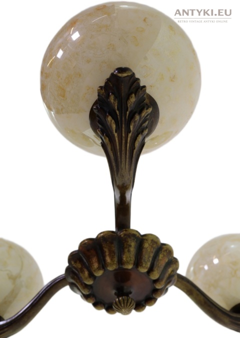 francuski żyrandol Art Deco