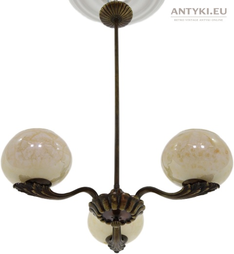 antyczna art deco lampa