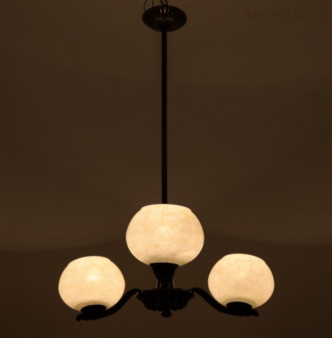 żyrandol do salonu Art Deco