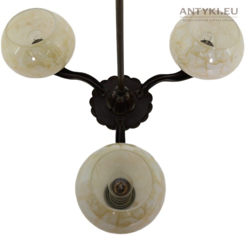 prawdziwa art deco lampa