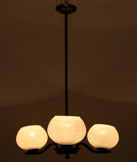 żyrandol kolekcjonerski Art Deco